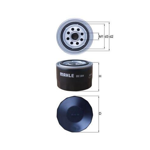 MAHLE Filtru ulei