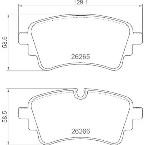Placute frana Audi A4 B9 (8w2 8wc) 05.15-, A5 (F53 F5p) 06.16-, A5 Sportback (F5a F5f) 09.16-, A6 Allroad C8 (4ah) 11.18-, A6 C8 (4a2) 02.18-, A6 Estate (4a5 C8) 05.18-, A7 Sportback (4ka) 10.17-, A8 D5 (4n2 4n8 4nc 4nl) 06.17-, Q5 (Fyb Fyg) 05.16-, Q5 Sp