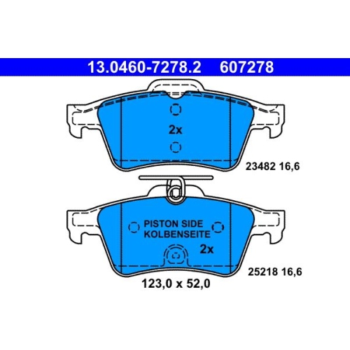 ATE set placute frana,frana disc