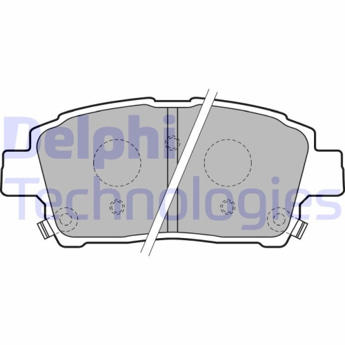 DELPHI set placute frana,frana disc