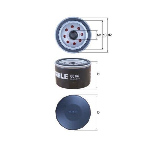 MAHLE Filtru ulei