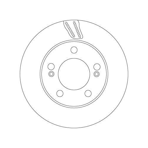 Set disc frana Ssangyong Kyron 05.05-12.14, Rexton / Rexton 2 (Gab) 04.02-, Rexton / Rexton 2 Van 04.02-, Rexton W / Rexton Van 07.12-, Rexton W / Rexton 07.12-, Spate, 307X20mm, ventilat, TRW