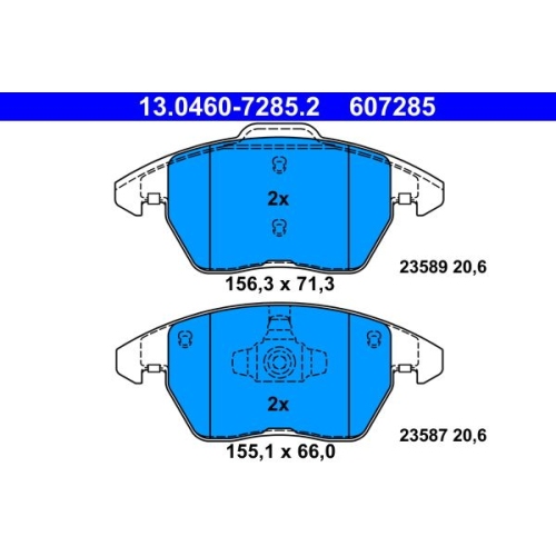 ATE set placute frana,frana disc