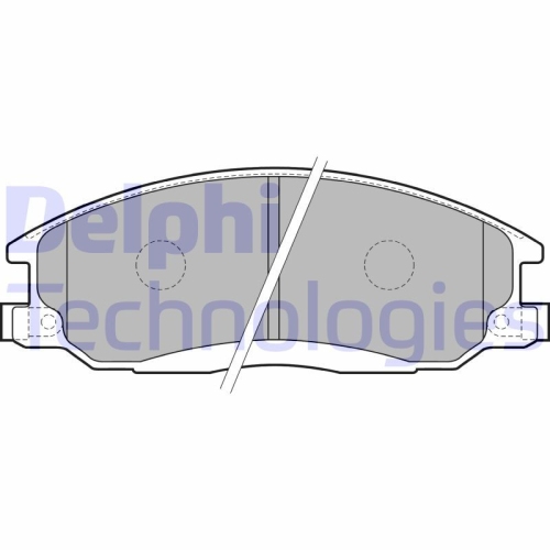 DELPHI set placute frana,frana disc