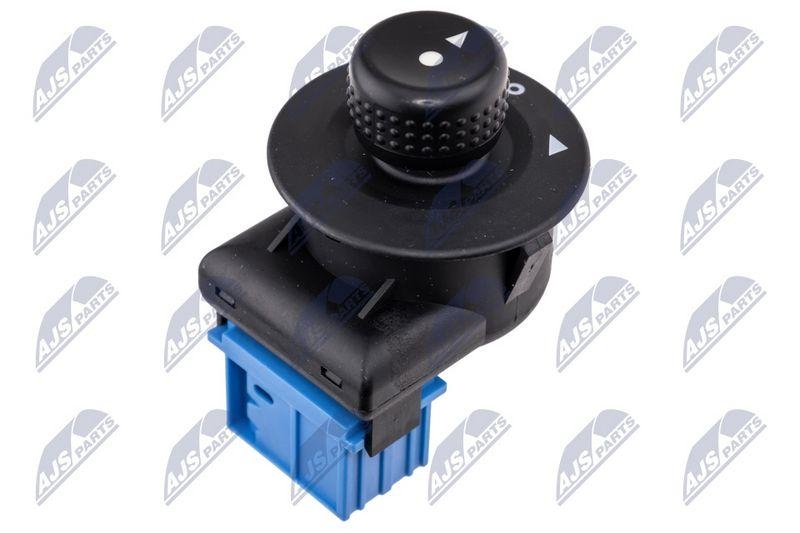 Buton reglare oglinzi Citroen Berlingo 2008-, C2 2003-, C3 2002-, C-Elysee 2012-, Peugeot Partner 2008-; 1855.26; NTY, aftermarket