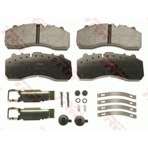 Set placute frana Trw GDB5067, parte montare : Punte fata/ Punte spate