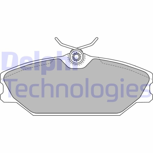 DELPHI set placute frana,frana disc