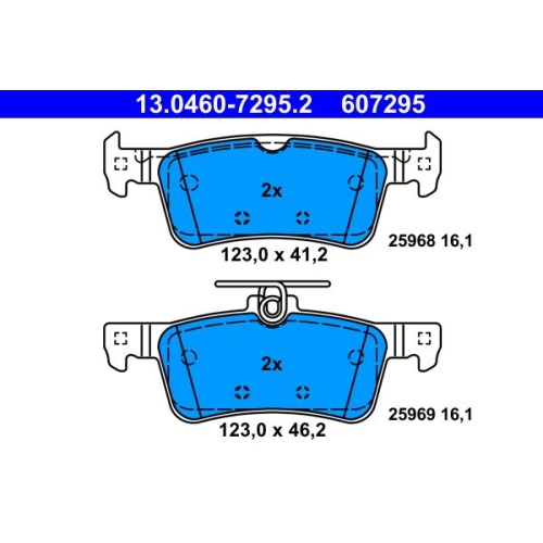 ATE set placute frana,frana disc