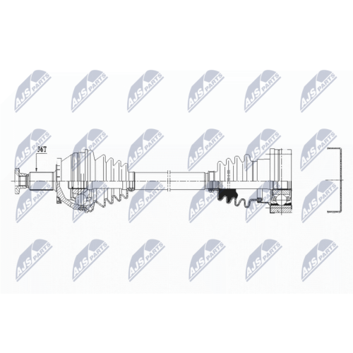 Planetara Vw Polo 1.2tdi, 1.6tdi 2009-2012, Skoda Rapid 1.6tdi 2012-, Seat Ibiza 1.2tdi, 1.6tdi 2009-, Toledo 1.6tdi 2012-, Audi A1 1.6tdi 2010-, Dreapta, 6R0407762A