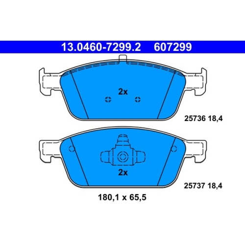 ATE set placute frana,frana disc