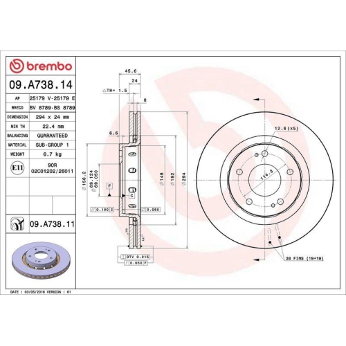 Set disc frana Citroen C-Crosser (Vu Vv) 02.07-12.12, C-Crosser Enterprise (Vu Vv) 01.09-, C-Crosser Van (Vu) 02.07-12.12; Mitsubishi Lancer 4 (C6 A C7 A) 04.88-12.97, Lancer 5 (Cb A Cd A Ce A) 09.91-12.96, Lancer 8 (Cy A Cz A) 03.07-, Lancer 8 Sportback