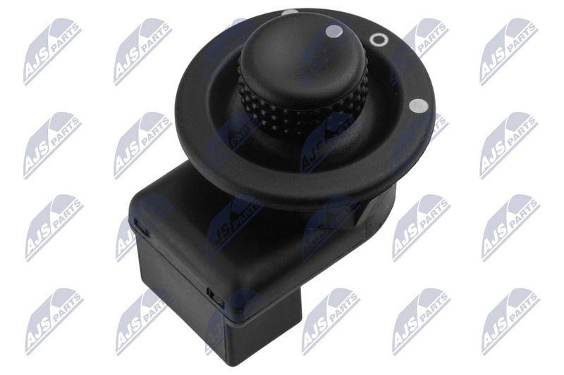 Buton reglare oglinzi Renault Clio II 1998-, Clio III 2005-, Laguna II 2001-, Megane II 2002-, Thalia 1998-; 8 pini; 8200002442; NTY, aftermarket