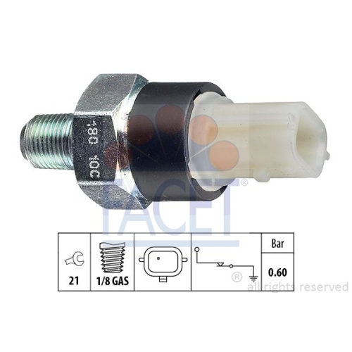 Senzor presiune ulei Facet 70180