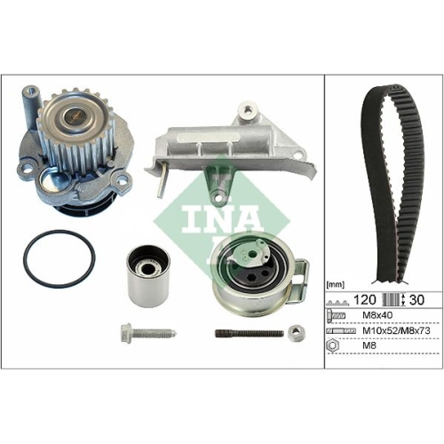 Kit distributie + pompa apa INA 530017730