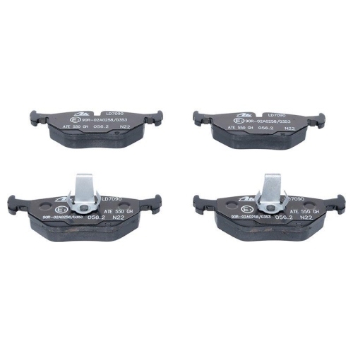 Placute frana Bmw 5 (E39), 5 Touring (E39), 520 D, 520 i, 523 i, 525 d, 525 i, 525 td, 525 tds, 528 i, 530 d, 530 i, 535 i, 540 i, punte spate, fara senzor avertizare uzura; pregatit pentru senzor uzura; ATE