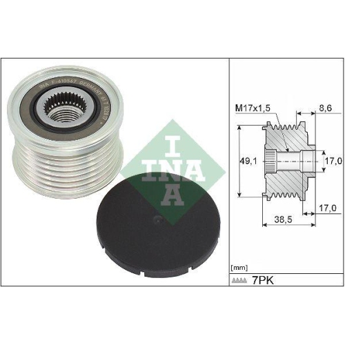 Schaeffler INA Sistem roata libera, generator