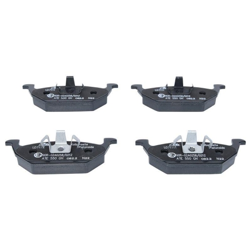 Placute frana Audi A1, A3; Seat Arona, Cordoba, Ibiza III, Ibiza IV, Leon, Mii, Toledo II, Toledo IV; Skoda Citigo, Fabia I, Fabia II, Fabia III, Fabia IV, Kamiq, Octavia I, Rapid, Scala; VW Beetle, Bora, Fox, Golf IV, Polo V, Up!, Fata, ATE