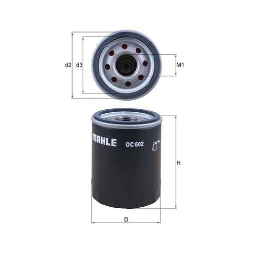 MAHLE Filtru ulei