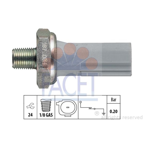 Senzor presiune ulei Facet 70187