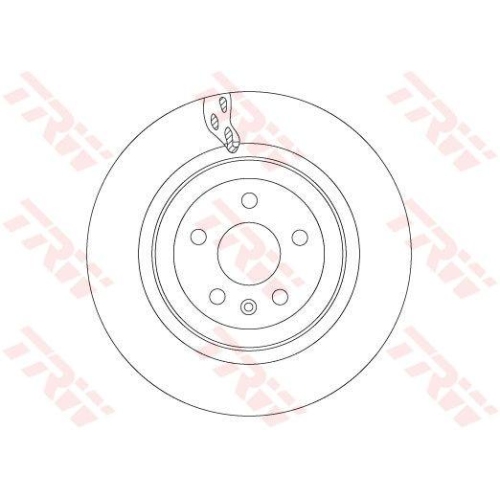 Set disc frana Tesla Model S (5yjs) 09.12-, Model X (5yjx) 09.13-, Spate, 365X28mm, ventilat, TRW