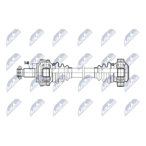 Planetara Bmw Seria 3 E46 325xi, 330d, 330i, 330xd, 330xi 2000-, Spate, Stanga, CV Manuala, CV Automata, 33217504521