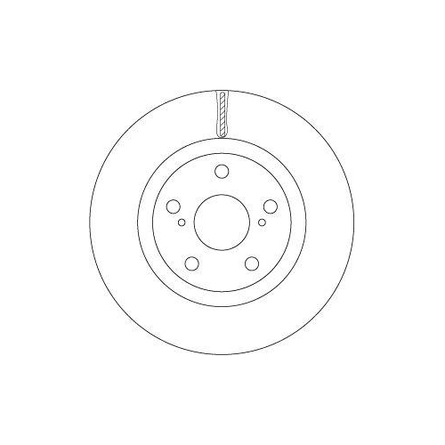 Set disc frana Toyota Avalon Sedan ( X3) 01.05-11.12, Avalon Sedan ( X4) 09.12-03.18, Camry Saloon ( V5) 09.11-02.19, Camry Sedan ( V4) 01.06-12.14, Matrix ( E14) 01.08-12.15, Fata, 296X28mm, ventilat, TRW