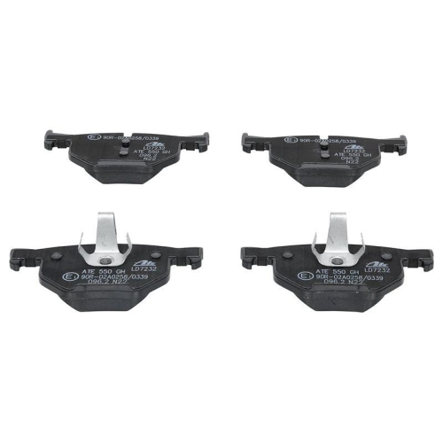 Placute frana Bmw X5 (E70), X5 (F15, X6 (E71, X6 (F16, punte spate, fara senzor avertizare uzura; pregatit pentru senzor uzura; ATE