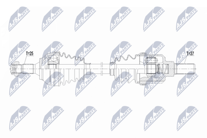 Planetara Citroen C3 III 2016-, C4 II 2009-, C4 Cactus 2014-, Ds3 2009-, Ds4 2011-; Peugeot 308 2007-, 3008 09-, 2008 2013-, 5008 2009-; fata, stanga, cutie viteze automata; 1610843280; NTY, aftermarket