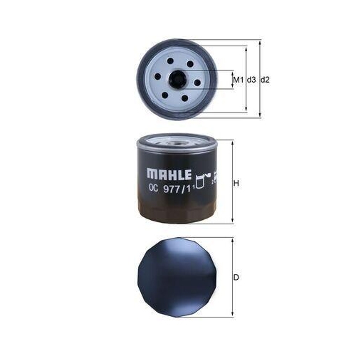MAHLE Filtru ulei