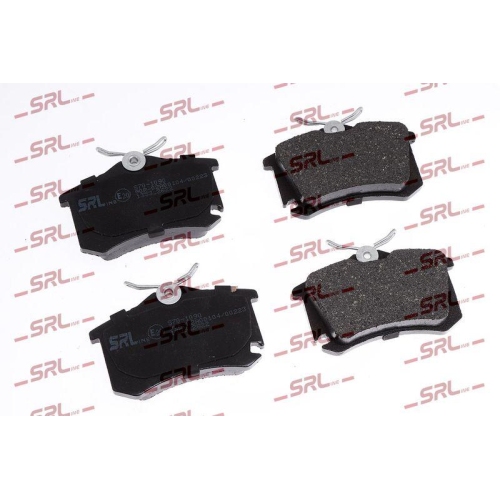 Placute frana Audi A2 (8z0) 02.00-08.05; Seat Toledo 3 (5p2) 04.04-05.09; Vw Golf 5 (1k1) 10.03-07.10, Spate, SRLine