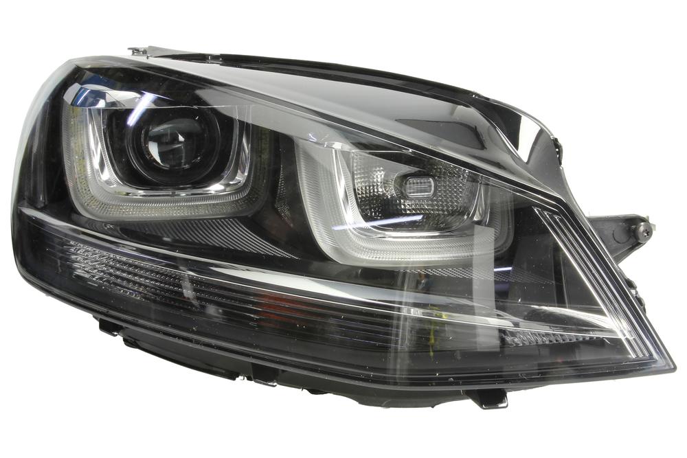 Far VW Golf 7 10.2012- VALEO partea Dreapta Xenon tip bec D3S , cu lumina viraje, lumini de zi LED, asistenta faza lunga