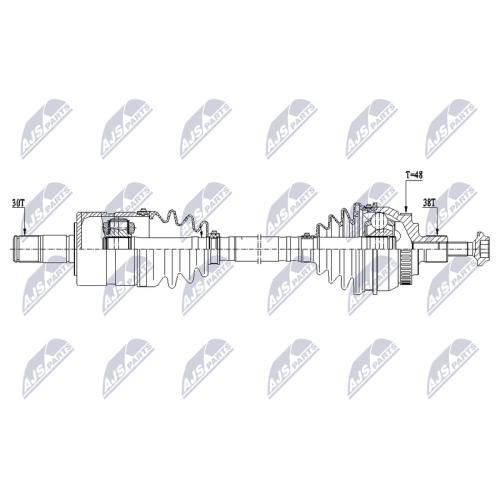 Planetara Vw Sharan 2.8 V6 2000-, Ford Galaxy 2.8 V6 2000-, Seat Alhambra 2.8 V6 2000-, Fata, Dreapta, 7M3407272G