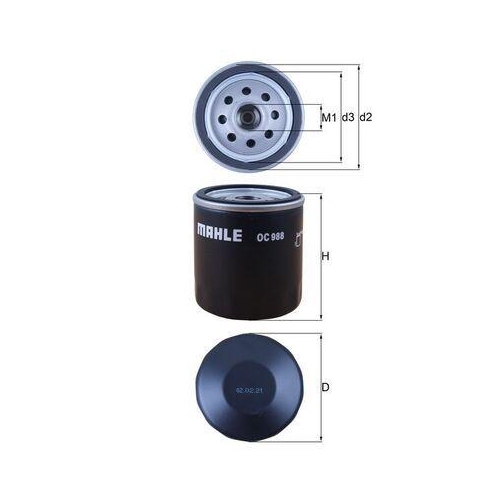 MAHLE Filtru ulei
