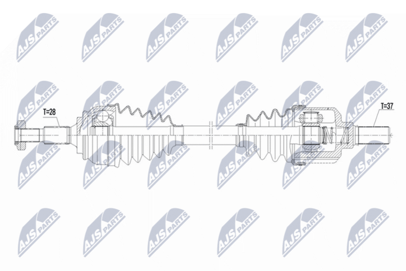 Planetara Citroen C4 Picasso, Grand Picasso 2.0 HDI 150 CP 2013-, Spacetourer 2.0 HDI 150 CP 2018-; partea stanga, cutie viteze automata cu 6 trepte; 1609610280; NTY, aftermarket