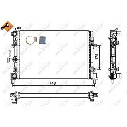 Radiator racire motor Nrf 53024