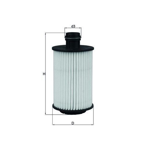 MAHLE Filtru ulei