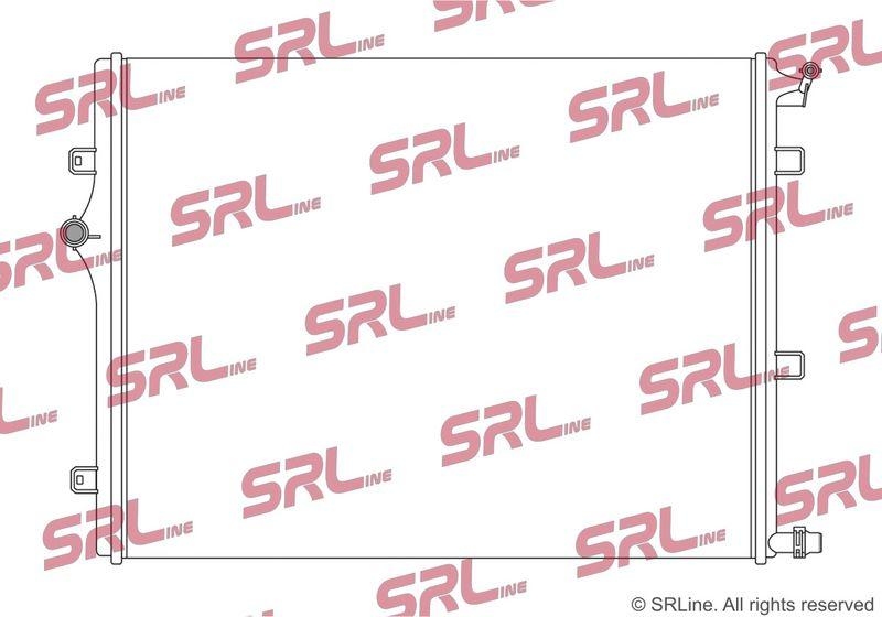 Radiator Mercedes Clasa S (W223) 20-, motor: 2.9 D, 3.0 R6 T, radiator auxiliar; intrare/iesire conectare rapida, 650x508x22, SRLine, Aluminiu/ Plastic brazat, 0995009100; A0995009100