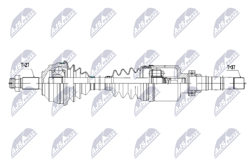 Planetara Citroen C8 2.2 HDI 2002-; Peugeot 807 2.2 HDI 2002-; Fiat Ulysse 2.0 JTD, 2.2 JTD 2002-; Lancia 2.2 JTD 2002-; partea dreapta, cutie viteze manuala / automata; 9645249380; NTY, aftermarket