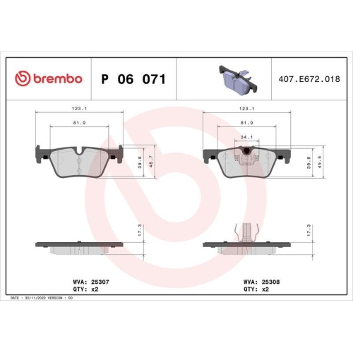 Placute frana BMW 1 (F20) 07.11-06.19, 1 (F21) 12.11-12.19, 1 Van (F20) 03.15-06.19, 2 Cabriolet (F23) 03.14-06.21, 2 Coupe (F22 F87) 10.12-06.21, 3 (F30 F80) 11.11-10.18, 3 Gran Turismo (F34) 07.12-, 3 Touring (F31) 07.12-06.19, 3 Touring Van (F31) 07.12