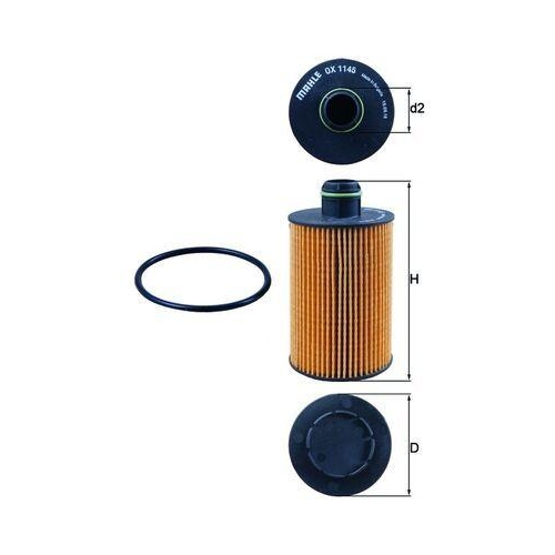 MAHLE Filtru ulei