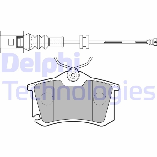 DELPHI set placute frana,frana disc