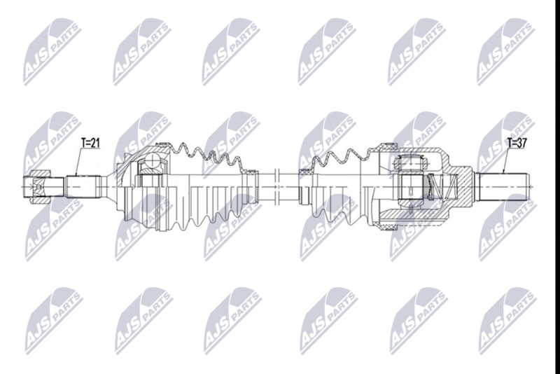 Planetara Citroen C-Elysse 1.6 VTI 115 CP 2012-; Peugeot 301 1.6 VTI 115 CP 2012-; partea stanga, cutie viteze automata cu 6 trepte BVA; 9811542080; NTY, aftermarket