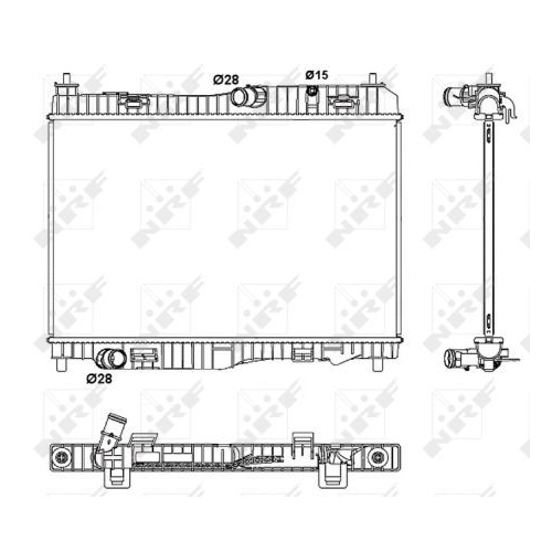 Radiator racire motor Nrf 53044