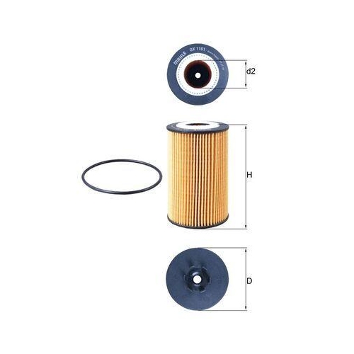MAHLE Filtru ulei