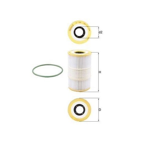MAHLE Filtru ulei