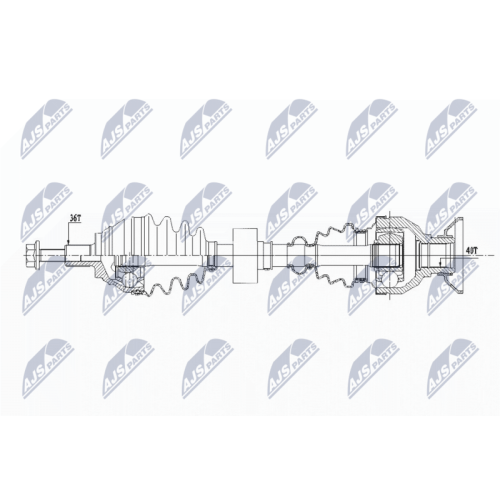Planetara Vw Tiguan 4motion 1.4tsi, 2.0tdi 2010-2018, Audi Q3 2.0tdi 2013-, Fata, Dreapta, 5N0407764G
