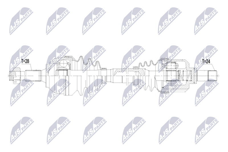 Planetara Citroen Ds5 1.6 HDI / BlueHDI, 2.0 HDI / BlueHDI 2011-; Peugeot Rcz 1.6 THP 2010-; partea din fata, stanga, cutie viteze manuala cu 6 trepte MC; 9672587280; NTY, aftermarket