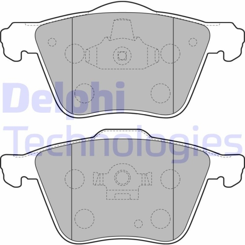DELPHI set placute frana,frana disc