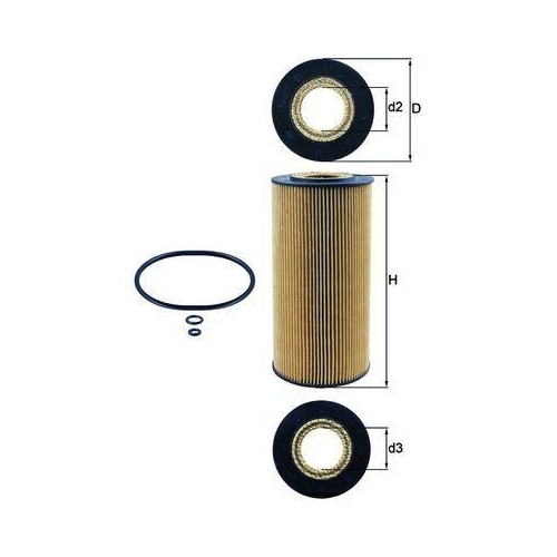 MAHLE Filtru ulei
