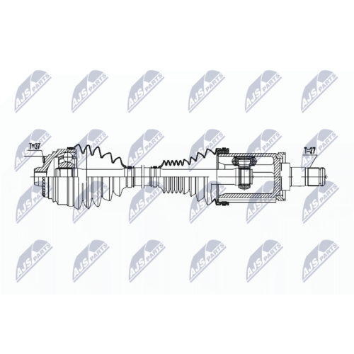 Planetara Bmw Seria 5 F90, G30, G31 Xdrive 520d, 520d Mild Hybrid, 530d, 530e Plug In Hybrid, 530i Mild Hybrid, 530i, 540d, 540i M550d 2017-, Fata, Stanga, CV Automata, NPW-BM-177